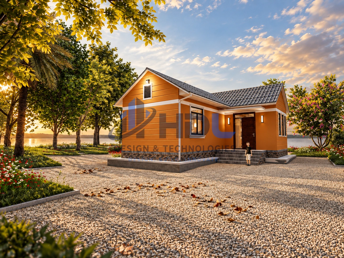 HDL003 Simple 2 Bedroom Residential house